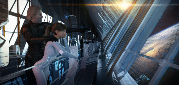 Картинка 3д+графика фантазия+ fantasy фон взгляд девушка