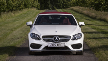 обоя mercedes-benz c class c220 d-cabriolet 2017, автомобили, mercedes-benz, 2017, d-cabriolet, c220, class, c
