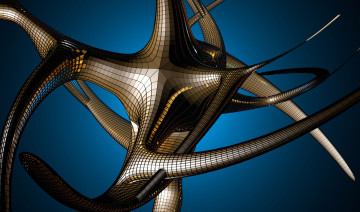 Картинка 3д+графика абстракция+ abstract цвет узор объем линии