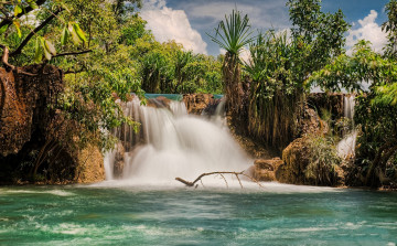 Картинка природа водопады простор