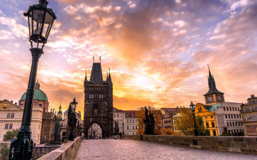 Картинка города прага+ Чехия charles bridge