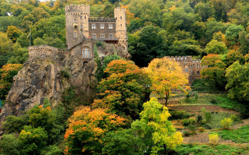 Картинка marksburg+castle города замки+германии marksburg castle