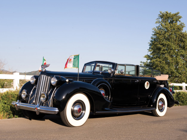 Обои картинки фото packard twelve armored convertible sedan by dietrich  1939, автомобили, packard, авто