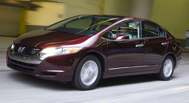 Обои картинки фото honda fcx clarity 2010, автомобили, honda, бардовая, вишнёвая, 2010, fcx, clarity