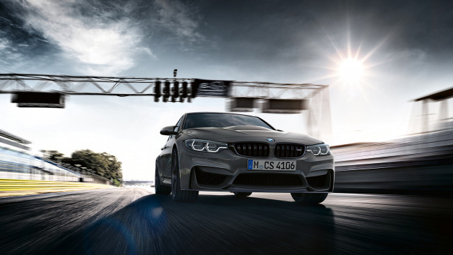 Обои картинки фото bmw m3 cs  2018, автомобили, bmw, m3, cs, 2018, серый, металлик