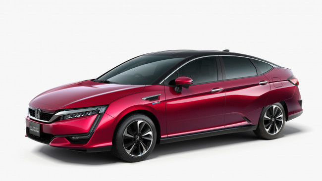 Обои картинки фото honda fcx clarity 2010, автомобили, honda, 2010, clarity, fcx, бардовая, вишнёвая