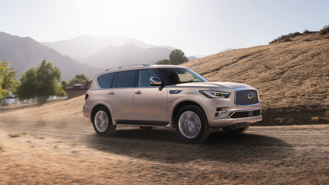 Обои картинки фото infiniti qx80 2018, автомобили, infiniti, qx80, 2018, внедорожник