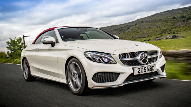 Обои картинки фото mercedes-benz c class c220 d-cabriolet 2017, автомобили, mercedes-benz, c220, d-cabriolet, 2017, class, c