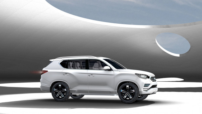 Обои картинки фото ssang yong liv-2 concept 2017, автомобили, ssang yong, ssang, yong, liv-2, concept, 2017, белый