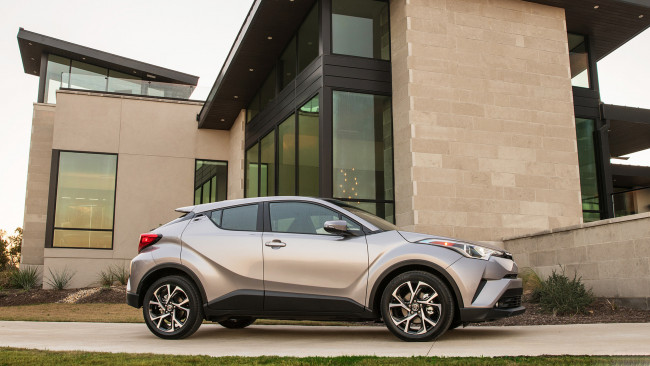 Обои картинки фото toyota c-hr 2018, автомобили, toyota, c-hr, 2018, серый, металлик