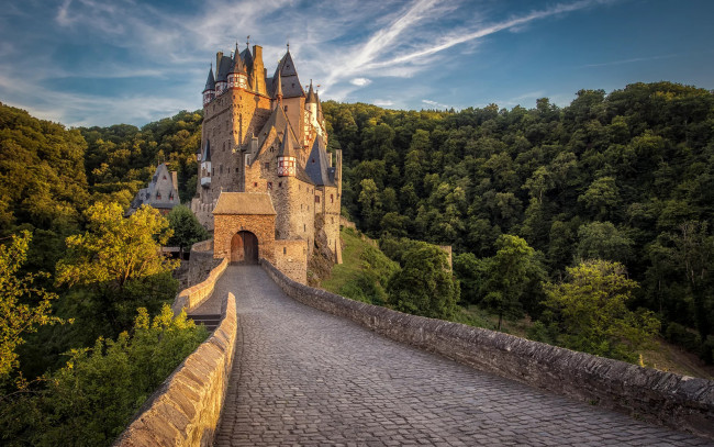 Обои картинки фото eltz castle, города, замки германии, eltz, castle