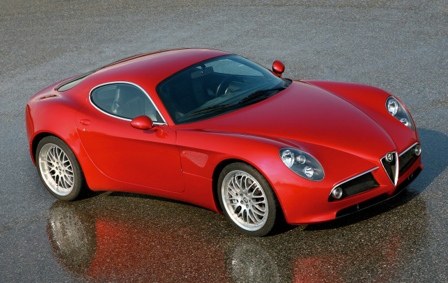 Обои картинки фото alfa romeo 8c competizione prototype 2006, автомобили, alfa romeo, prototype, competizione, 8c, alfa, romeo, 2006