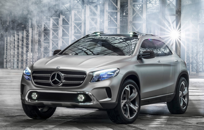 Обои картинки фото mercedes-benz concept gla 2013, автомобили, mercedes-benz, 2013, gla, concept