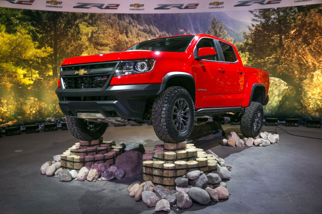 Обои картинки фото chevrolet colorado zr2 2017, автомобили, chevrolet, 2017, zr2, colorado
