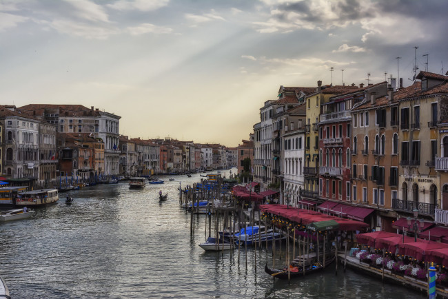 Обои картинки фото grand canale, города, венеция , италия, канал