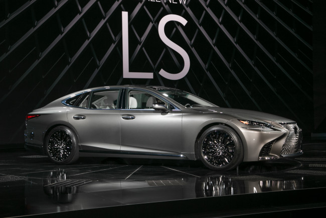 Обои картинки фото lexus ls-500 2018, автомобили, lexus, 2018, ls-500, металлик