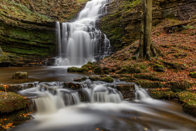 Обои картинки фото природа, водопады, простор