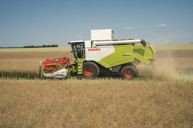 Обои картинки фото техника, комбайны, claas