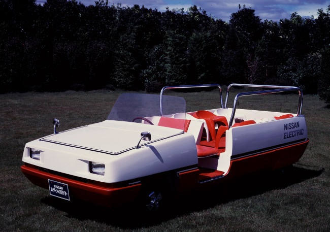 Обои картинки фото nissan ev guide concept 1977, автомобили, nissan, datsun, guide, concept, ev, 1977