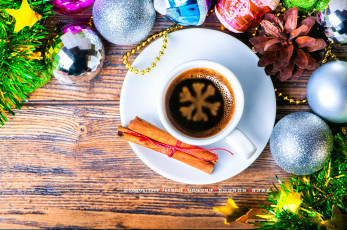 Картинка календари праздники +салюты шар игрушка блюдце кружка