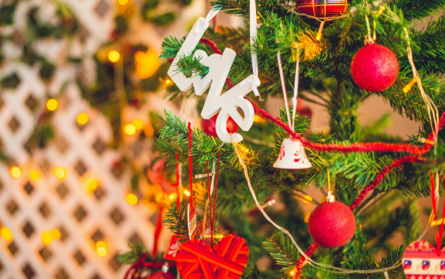 Обои картинки фото праздничные, Ёлки, украшения, игрушки, ёлка