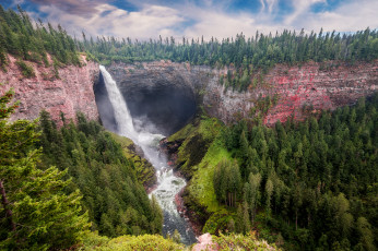 Картинка природа водопады простор
