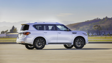 обоя 2020 infiniti qx80 edition 30, автомобили, infiniti, белый, инфинити, автомобиль, qx80, 2020