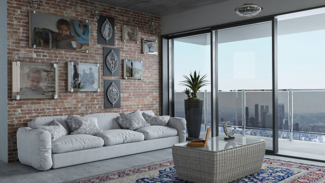 Обои картинки фото интерьер, гостиная, мягкий, уголок, фотографии