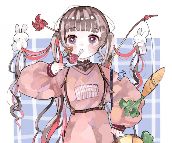 Обои картинки фото аниме, unknown,  другое , девушка