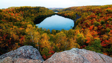 Картинка bean+and+bear+lake minnesota природа реки озера bean and bear lake