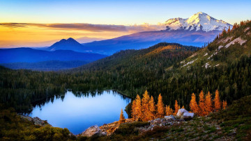 Картинка heart+lake california природа реки озера heart lake