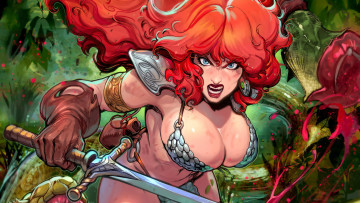 Картинка рисованное комиксы рыжая соня