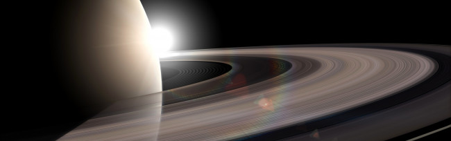 Обои картинки фото космос, сатурн