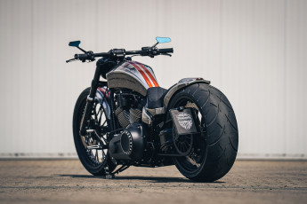 Картинка harley мотоциклы harley-davidson custom thunderbike мотоцикл байк