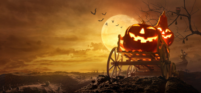 Обои картинки фото праздничные, хэллоуин, ночь