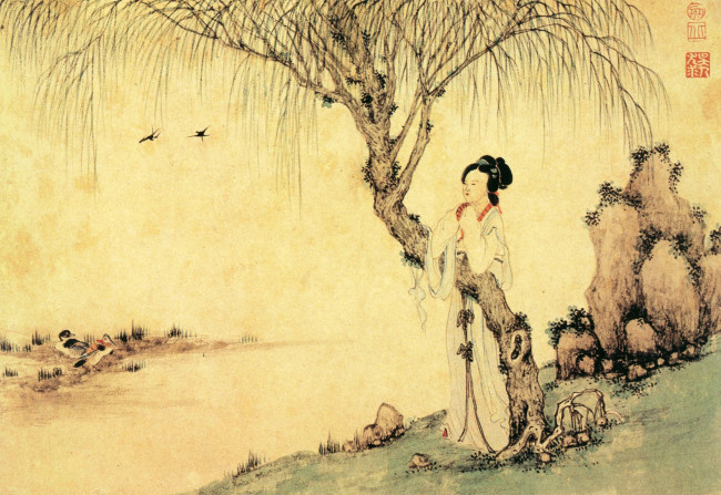 Обои картинки фото рисованное, живопись, китай