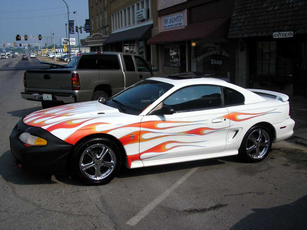 Обои картинки фото ford, mustang, автомобили