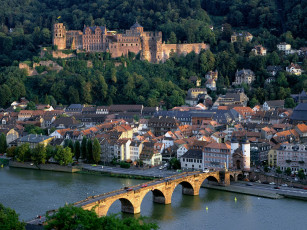 Картинка heidelberg germany города гейдельберг германия