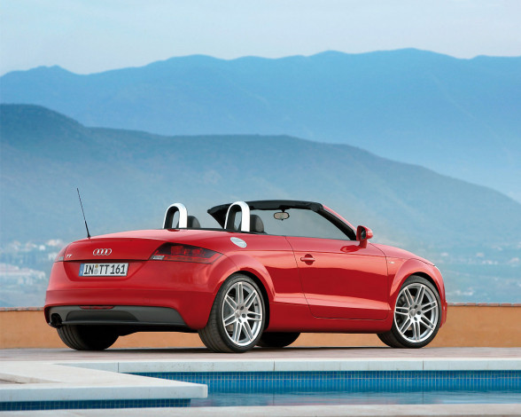 Обои картинки фото audi, tt, roadster, 2007, автомобили