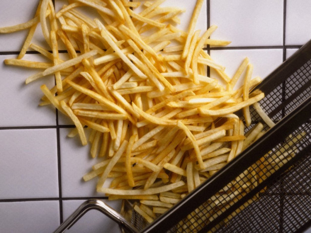 Обои картинки фото еда, Чипсы, картофель, фри