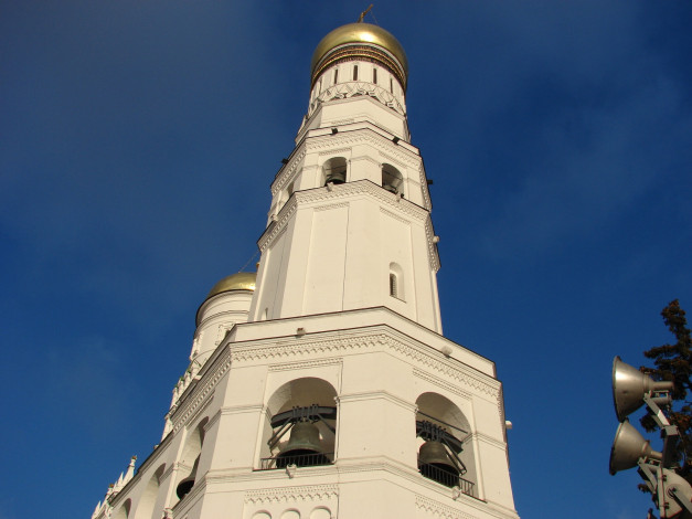 Обои картинки фото колокольня, ивана, великого, города