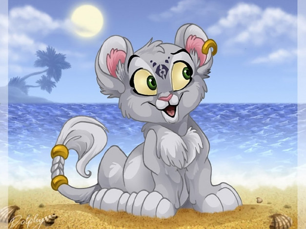 Обои картинки фото по, мотивам, king, lion, by, dolphy, рисованные, животные, сказочные, мифические