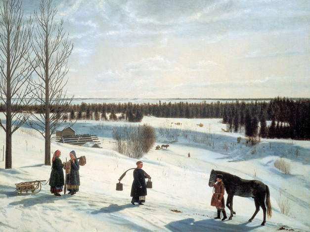 Обои картинки фото рисованные, люди