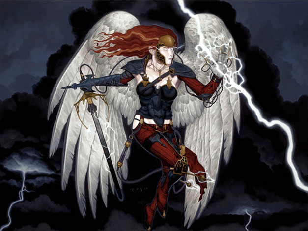 Обои картинки фото фэнтези, ангелы