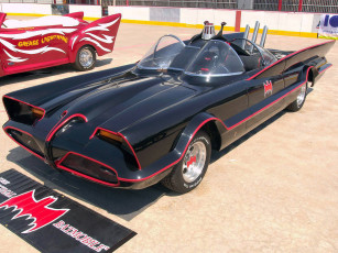 Картинка batmobile 1960 автомобили pontiac
