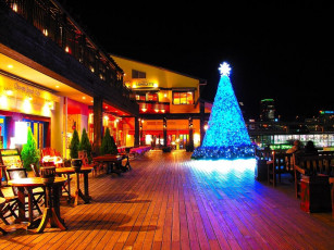 Картинка праздничные новогодние пейзажи