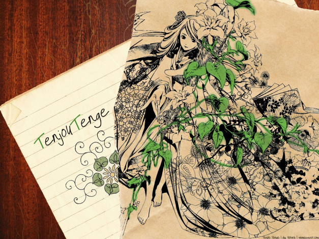 Обои картинки фото аниме, tenjou, tenge