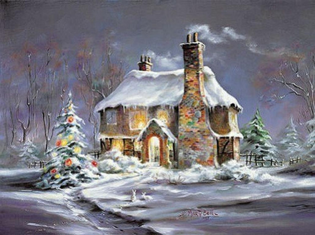 Обои картинки фото праздничные, рисованные