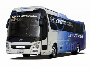 Картинка автомобили автобусы hyundai bus