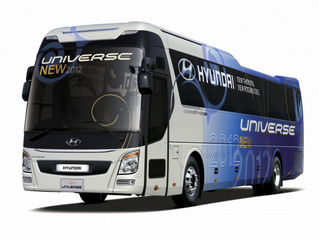 Обои картинки фото автомобили, автобусы, hyundai, bus